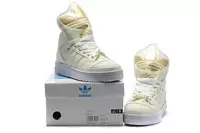 new jeremy scott adidas mujer zapatos gold white pas cher